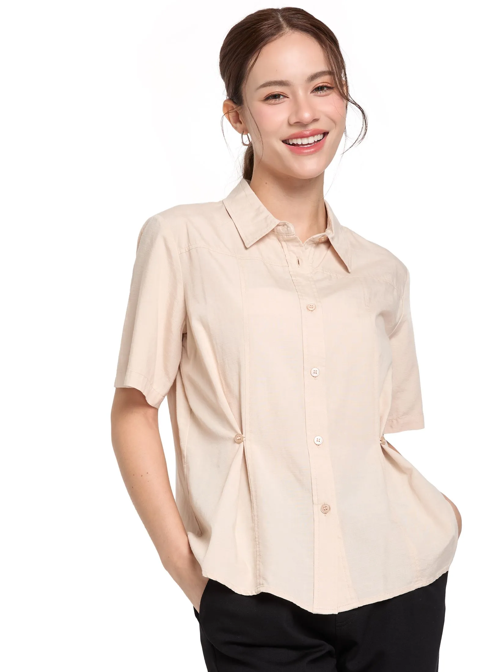 EASY PIECES Women Shirt Short Sleeves