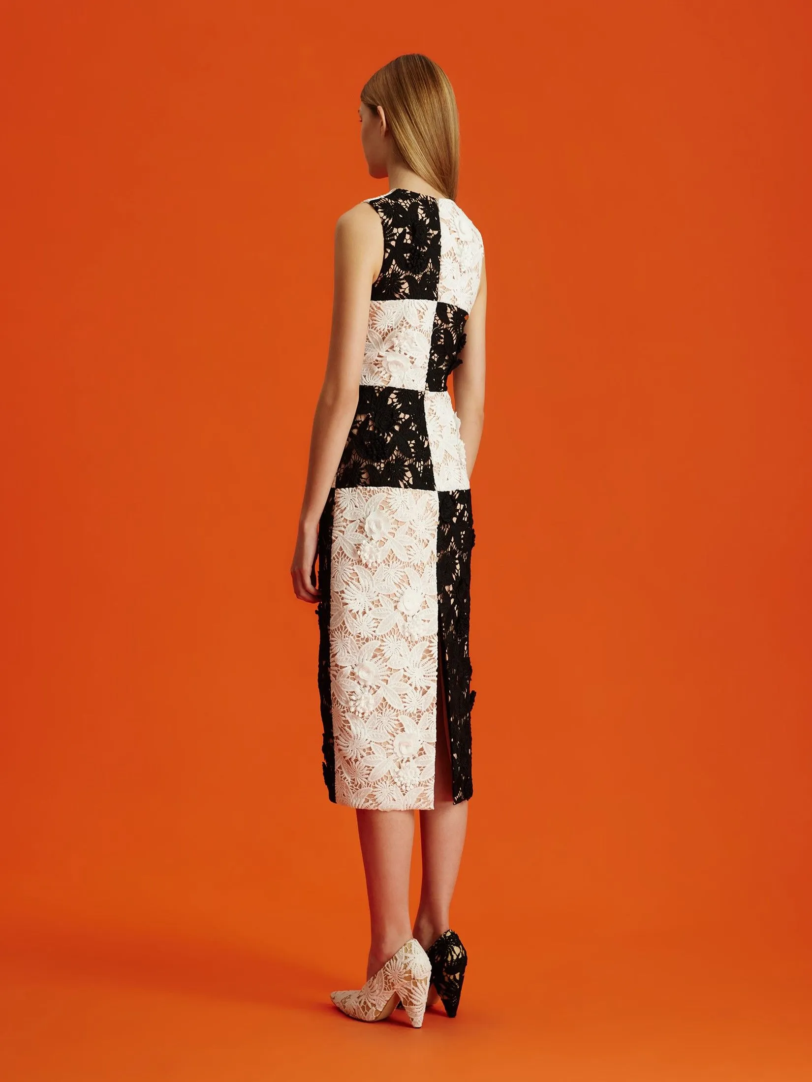 ASAVA (AW24) Lucille Women Sleeveless Dress White Black