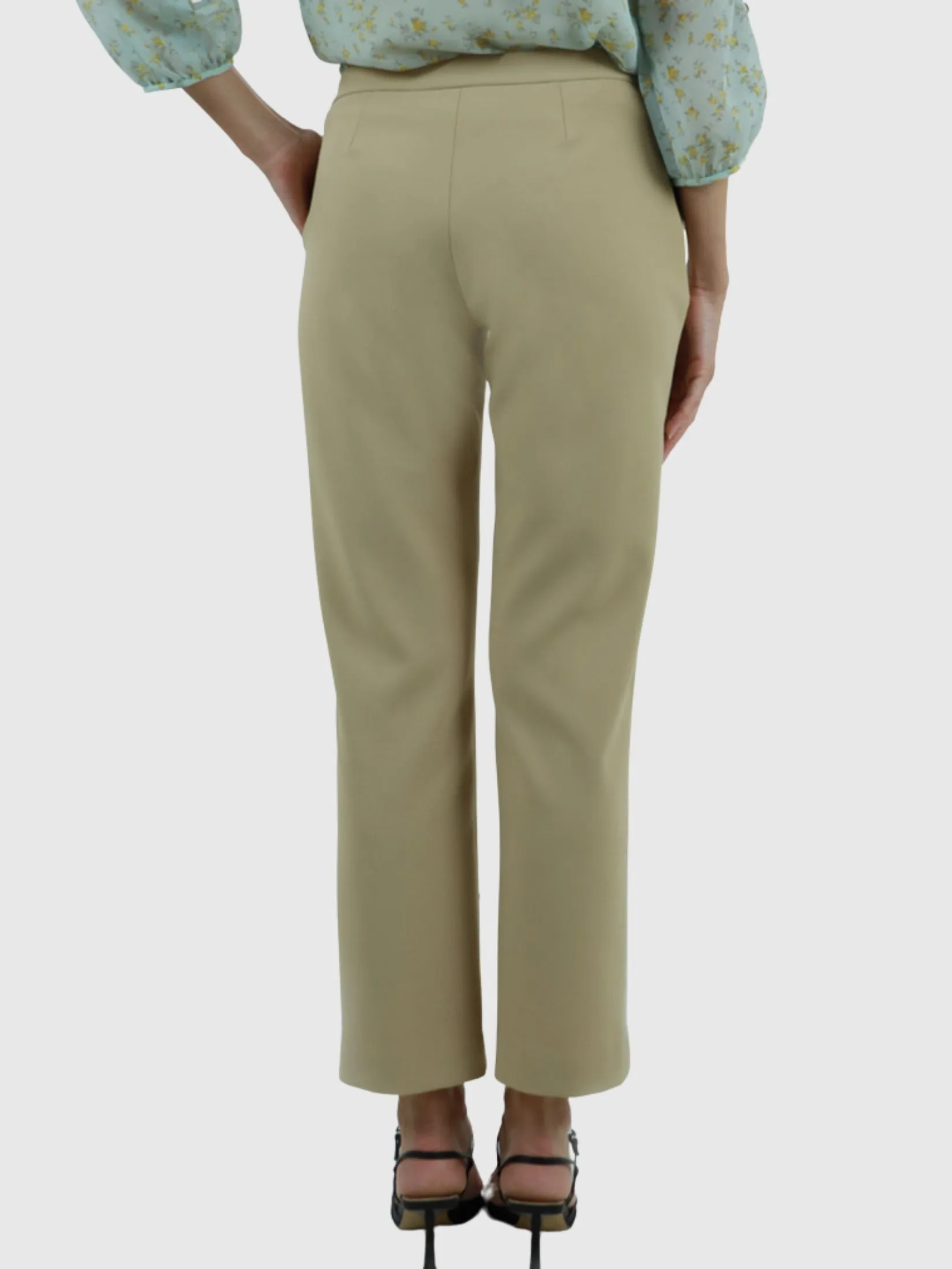 VERONIQA Women Pants Trousers Suiting Spendex Khaki