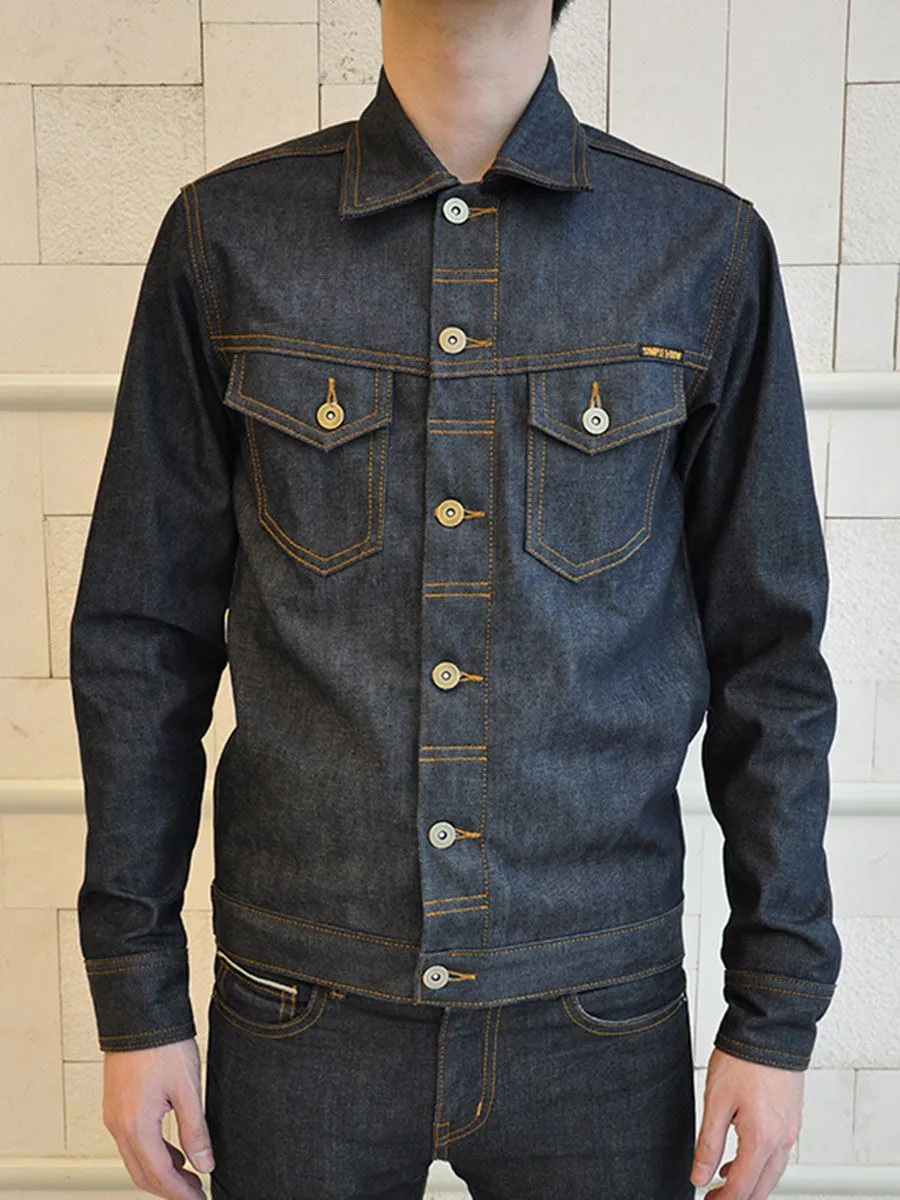 SIMPLE&RAW Dry Twill Jacket Jk901 Dark Blue