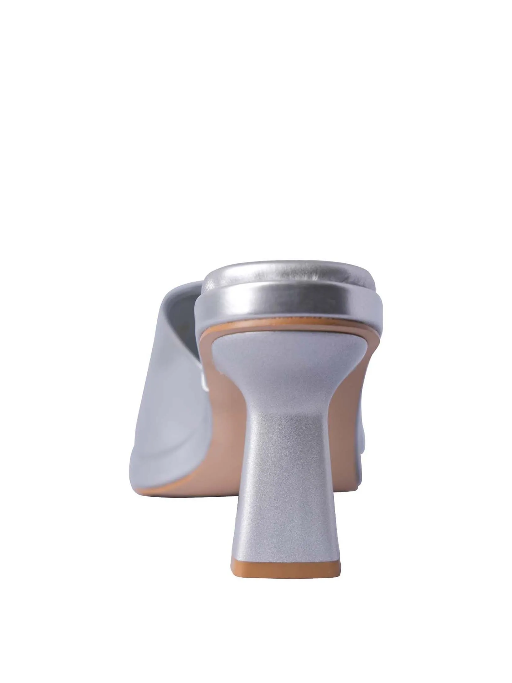 VILLAINS SF GENTLE BREEZE Women's Heeled Sandals SILVER PATENT