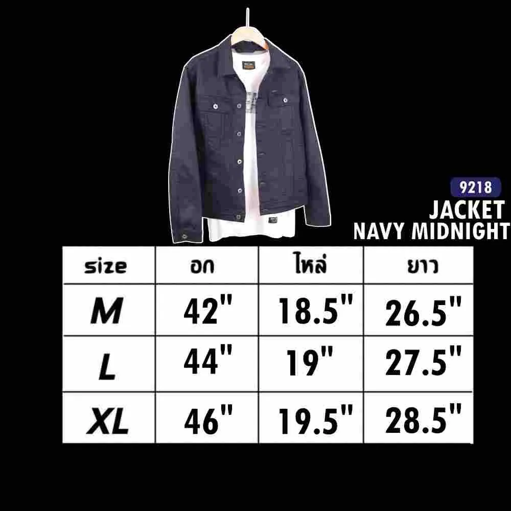 BOVY NAVY JACKET COTTON-9218