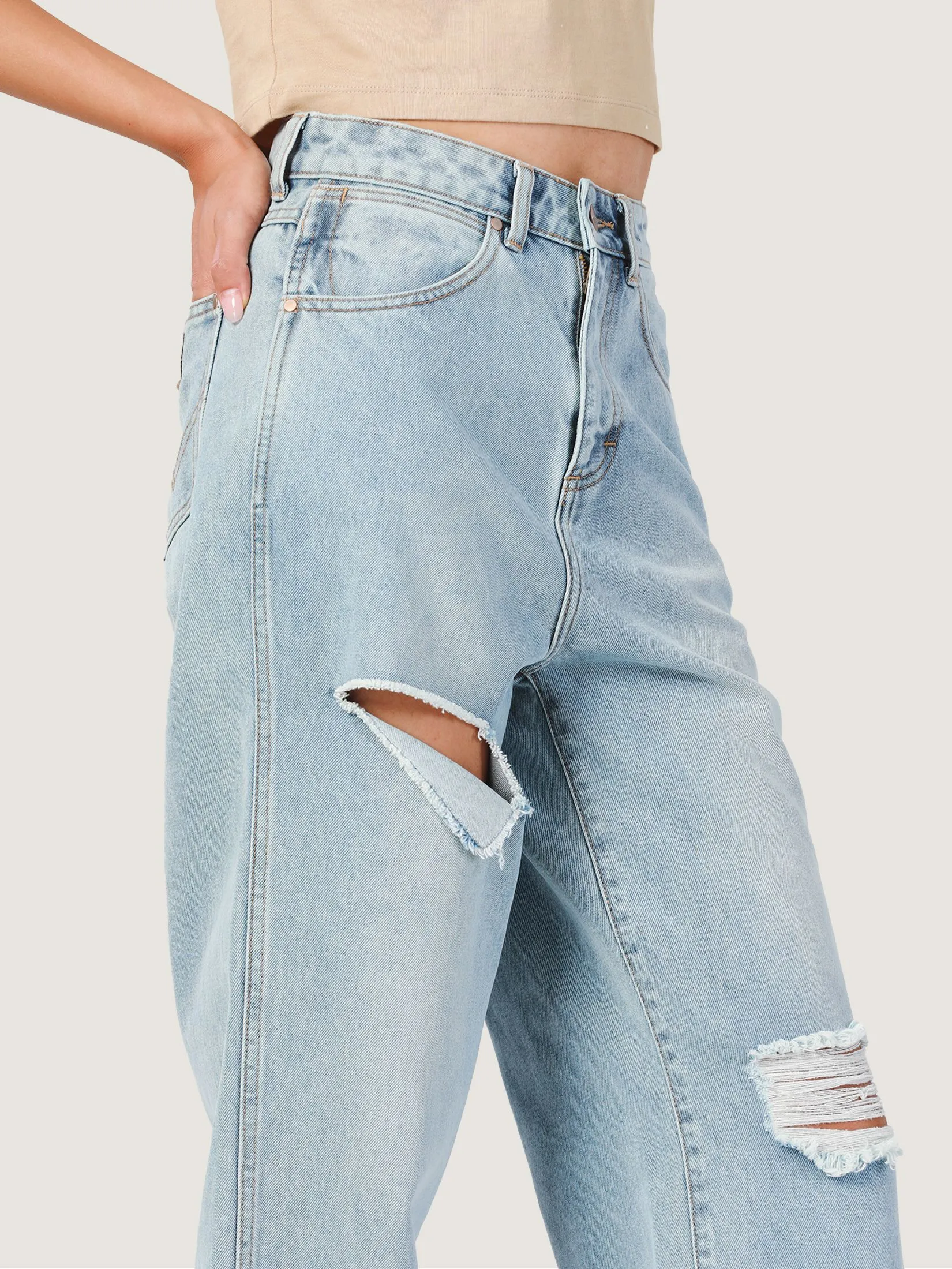 WRANGLER Women's Jeans Everyday with Wrangler Collection High Loose Fit Light Indigo