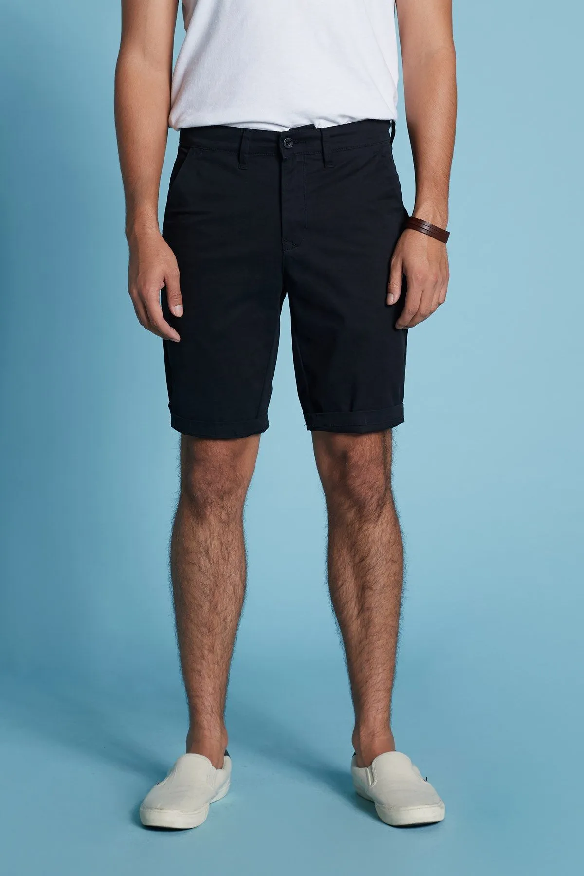 MC JEANS Black short pants MCJZ026