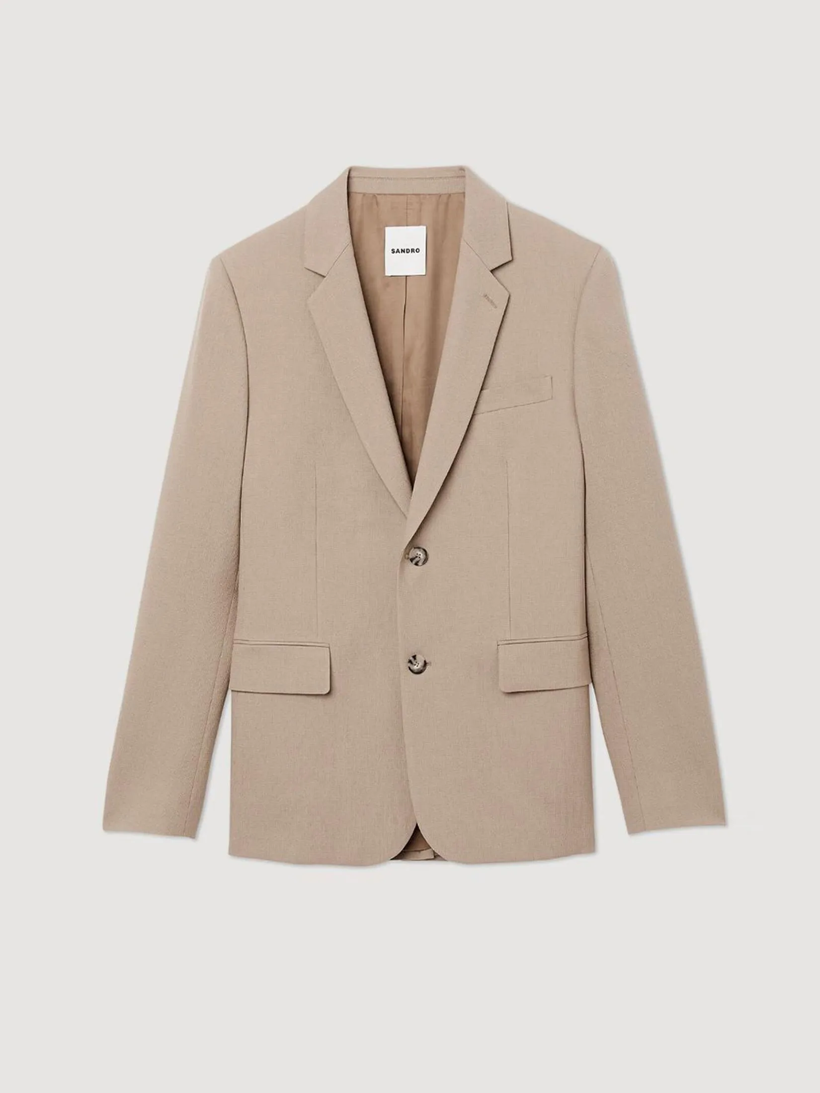 SANDRO Wool Suit Jacket