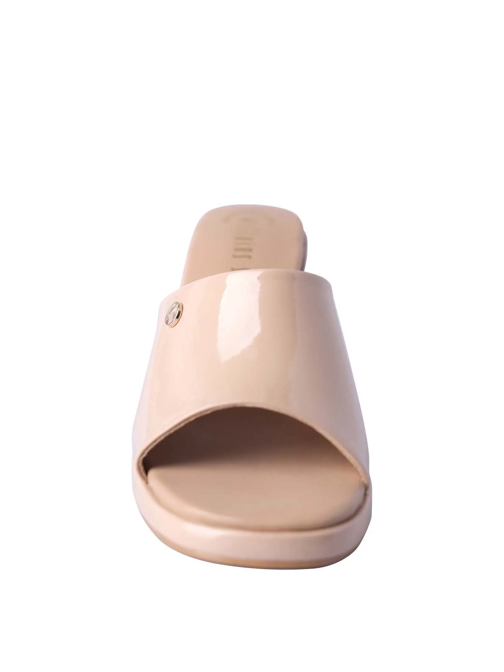 VILLAINS SF GENTLE BREEZE Women's Heeled Sandals BEIGE PATENT