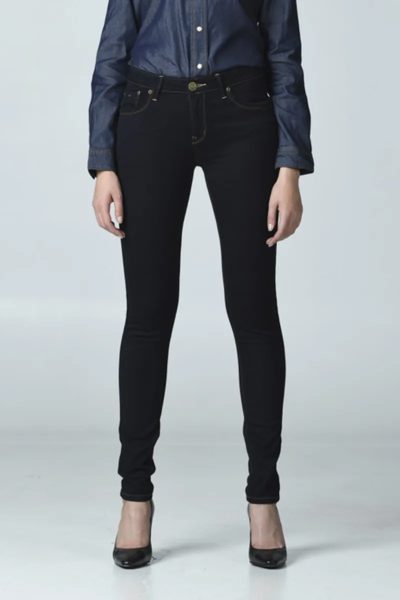 MC JEANS Women s Jeans slim MBDP13400 Black