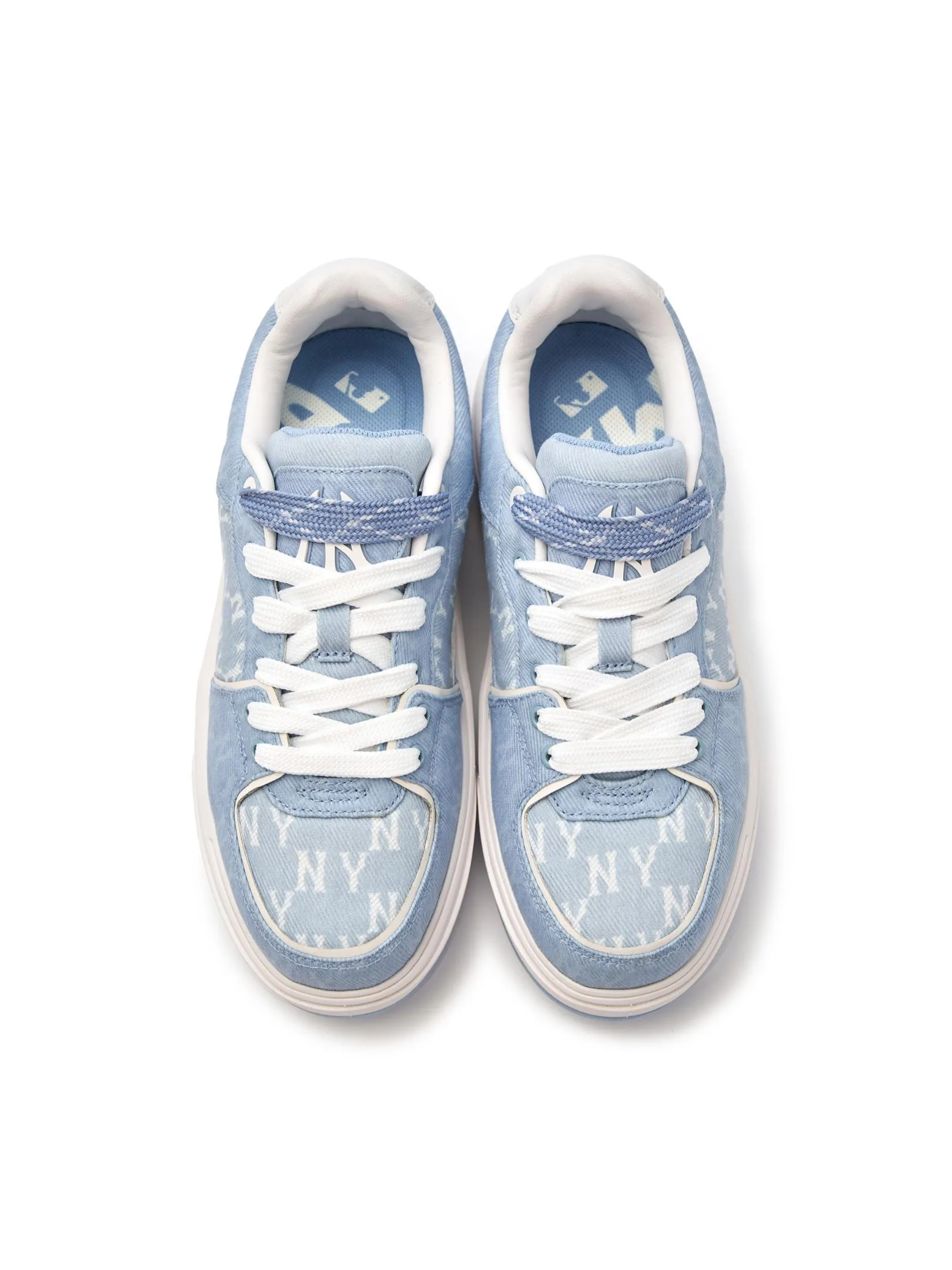 MLB Unisex Chunky Liner Denim Classic Monogram Model 3ASXD065N 50BLS Blue