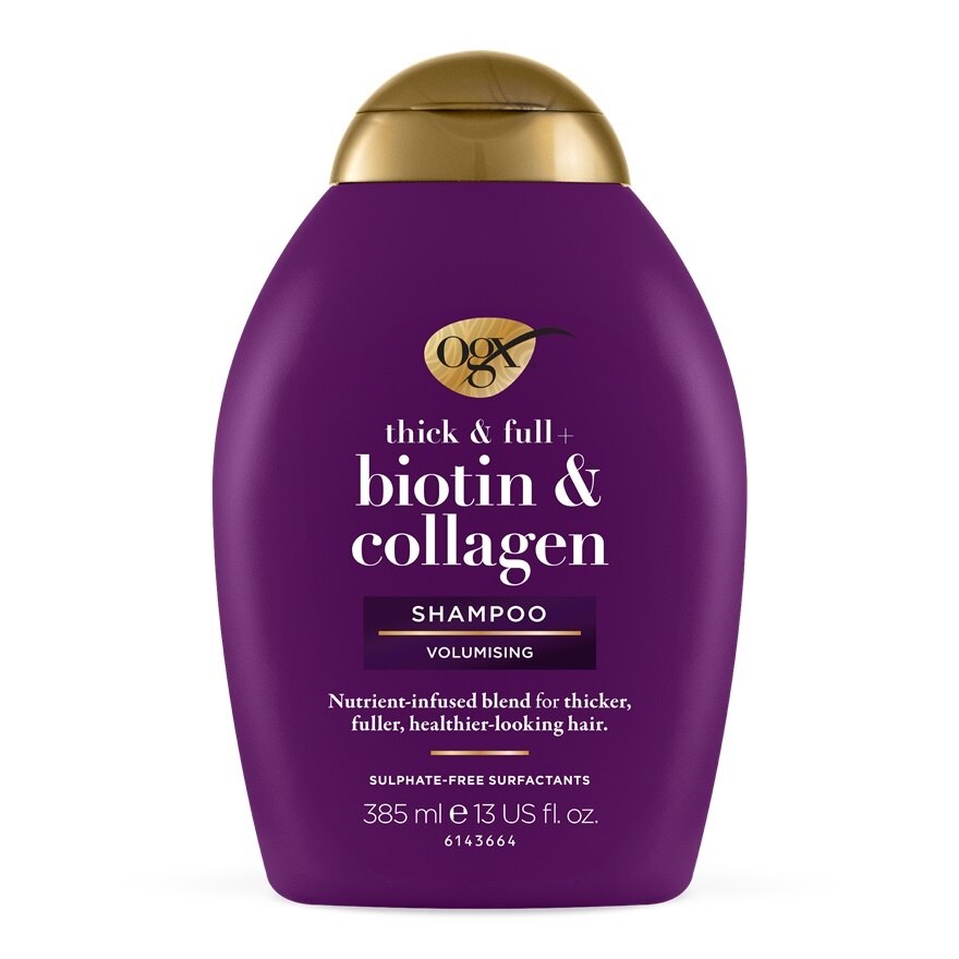 OGX Shampoo Thick Full + Biotin Collagen 385 Ml.