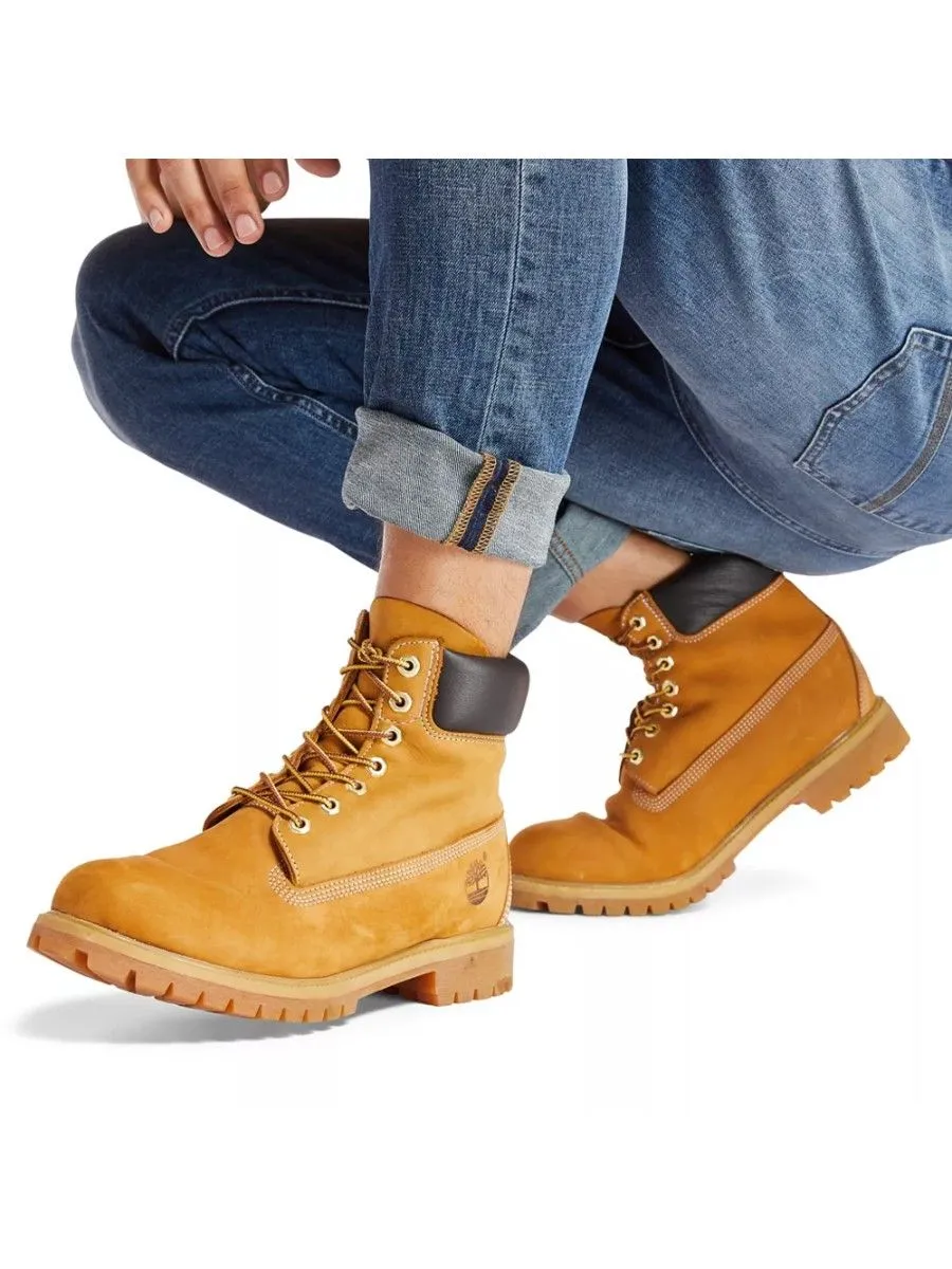 TIMBERLAND MEN'S 6-INCH PREMIUM WATERPROOF BOOTS CLASSIC  Yellow