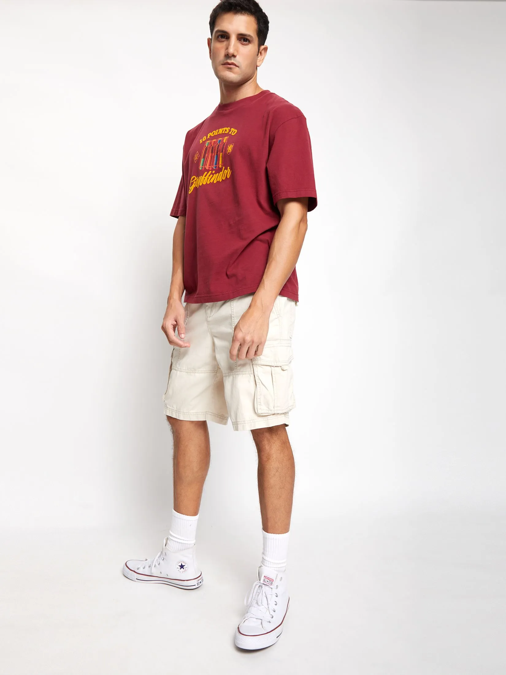 DEFRY 01 Men T-Shirt Short Sleeves Printed Red