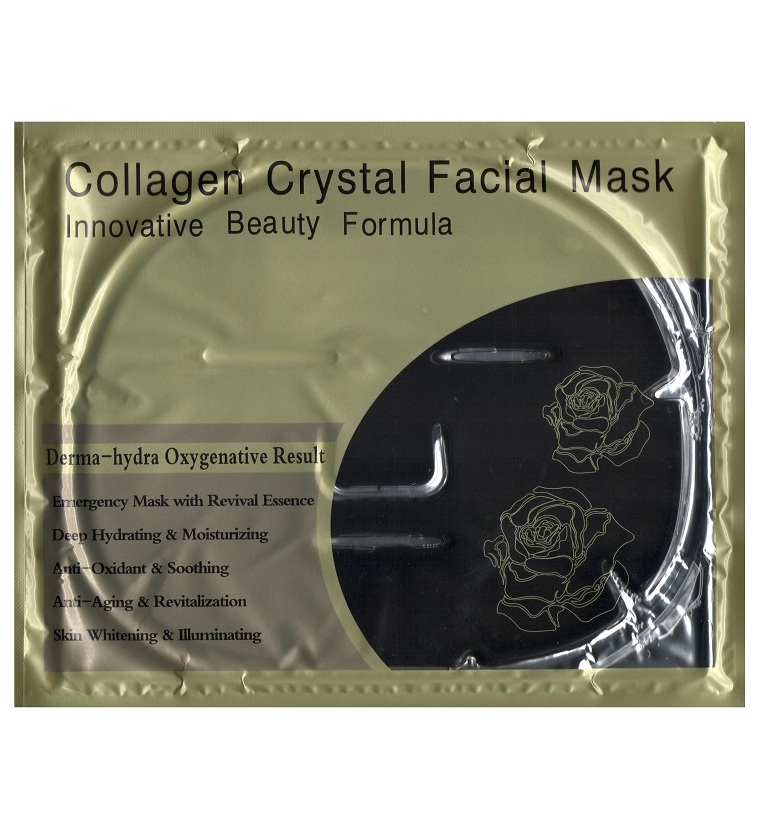 Черная коллагеновая маска от угрей и прыщей