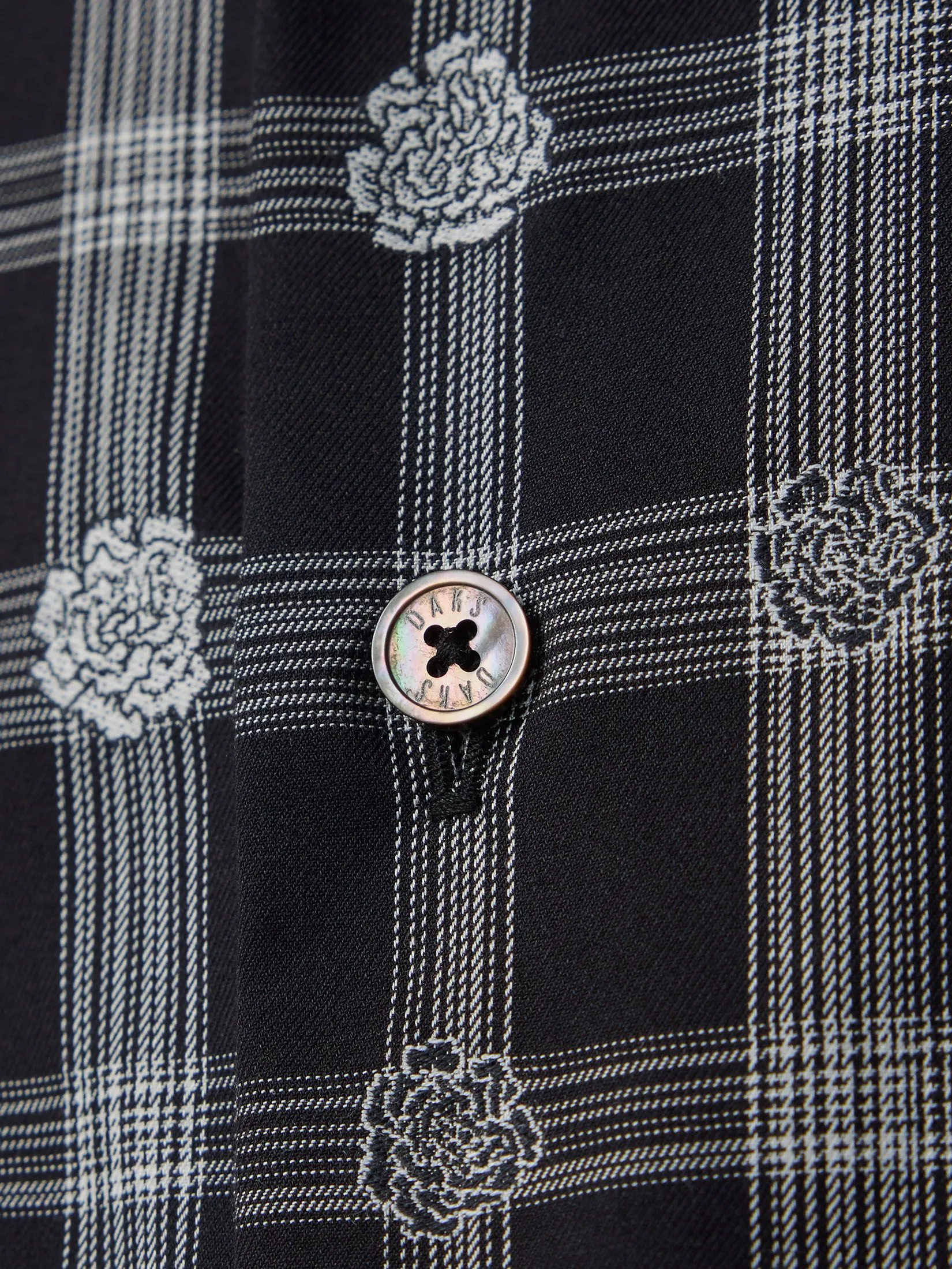 DAKS MEN Long Sleeve Shirt Smart Fit Black