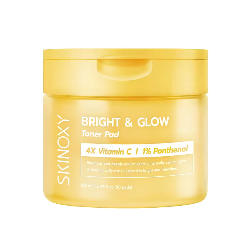 Skinoxy Toner Pad Bright  Glow 80'S