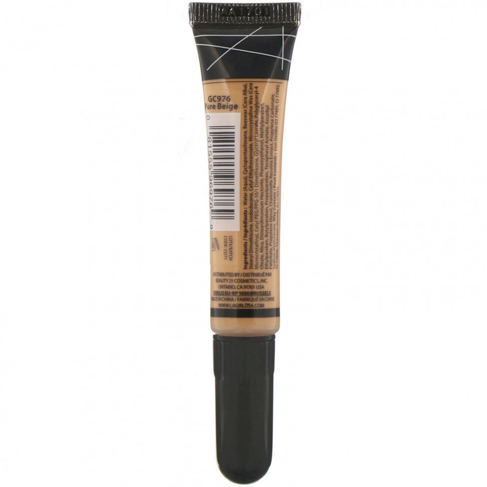 L.A. Girl, Консилер Pro Conceal HD Concealer, натуральный бежевый, 8 г