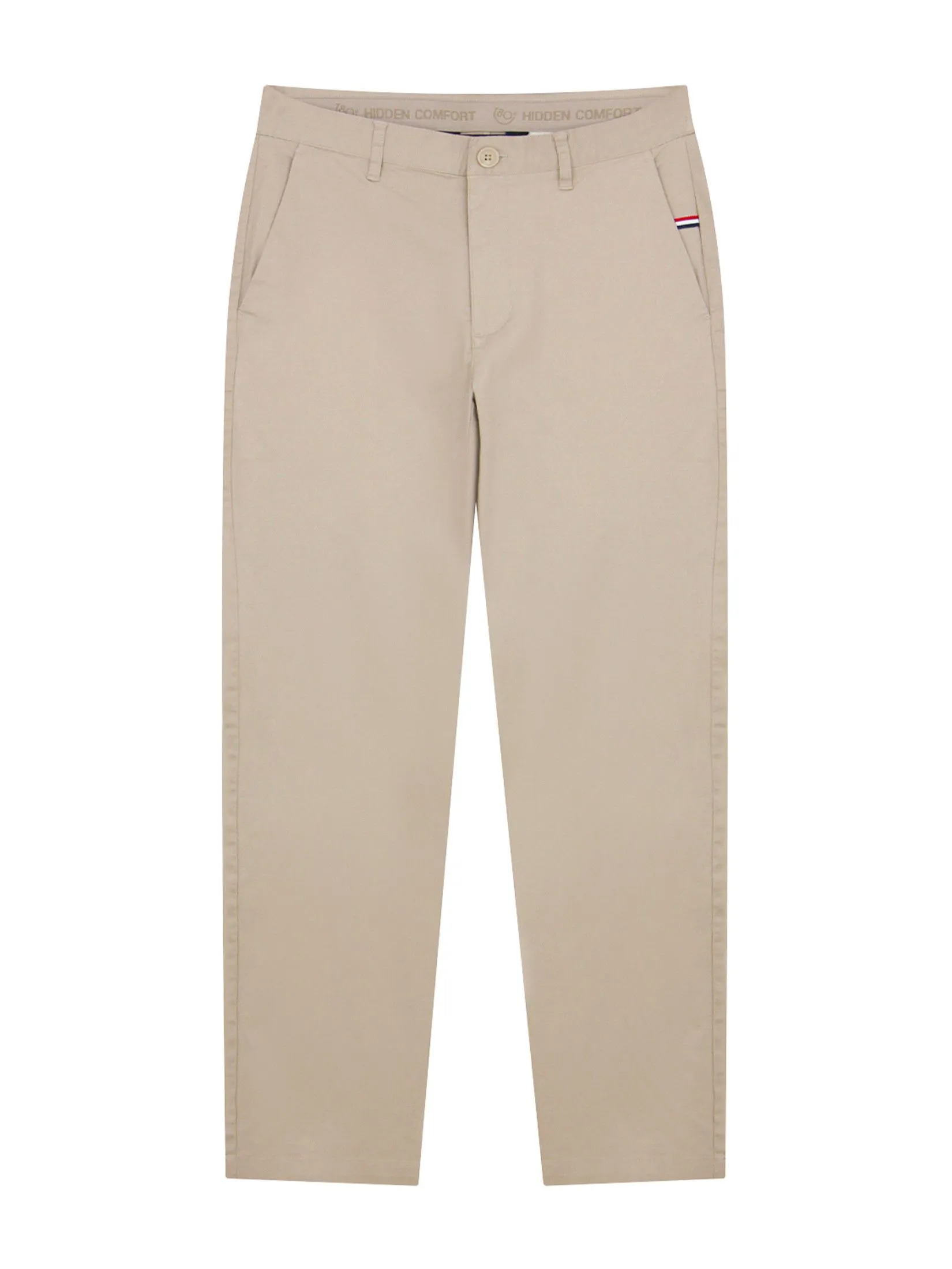 GIORDANO Men's Skinny Taper Khaki Pants (180° Elastic Waist) Crockery khaki Size - 29 EU