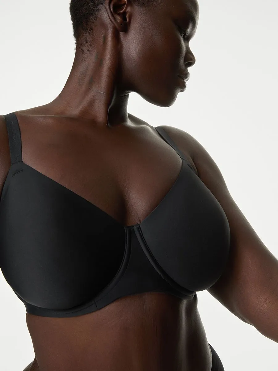 MARKS & SPENCER Women Wired Full-cup Bra Flexifit Invisible Black