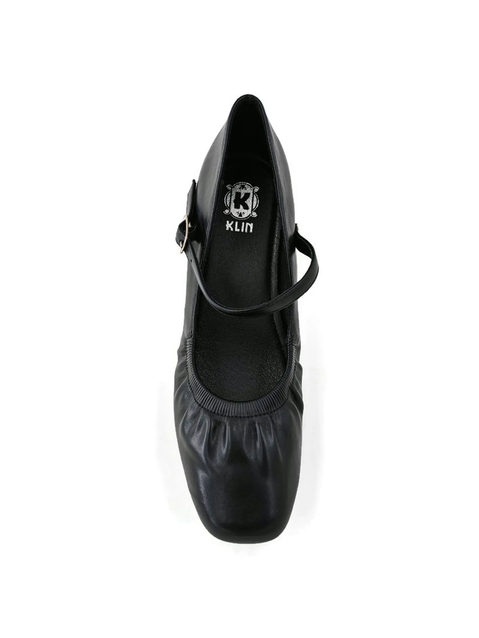 KLIN Woman Blocked Heel Pumps Style Black