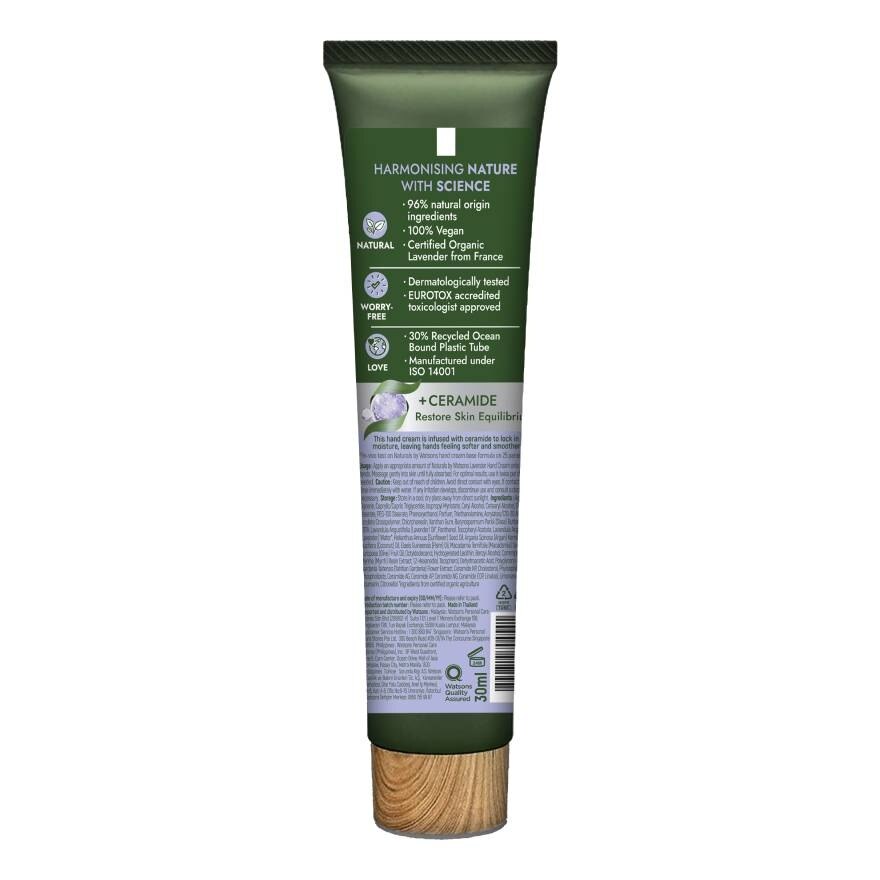 Naturals By Watsons Lavender Balancing Hand Cream 30ml