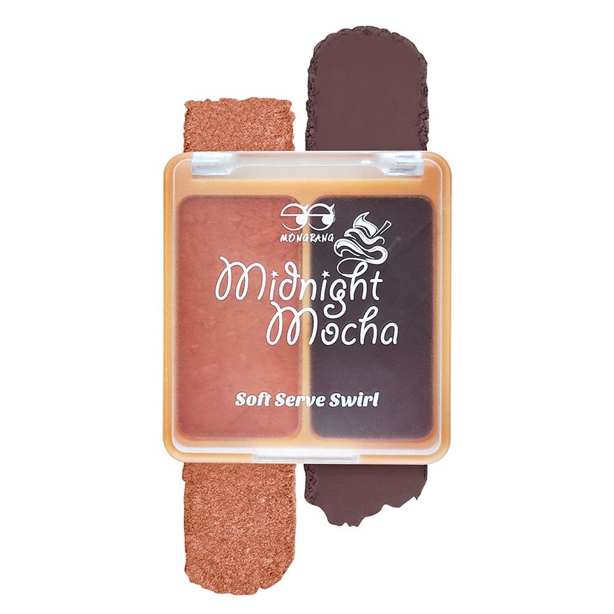 Mongrang Soft Serve Swirl Eyeshadow 6g. Midnight Mocha - Midnight Mocha