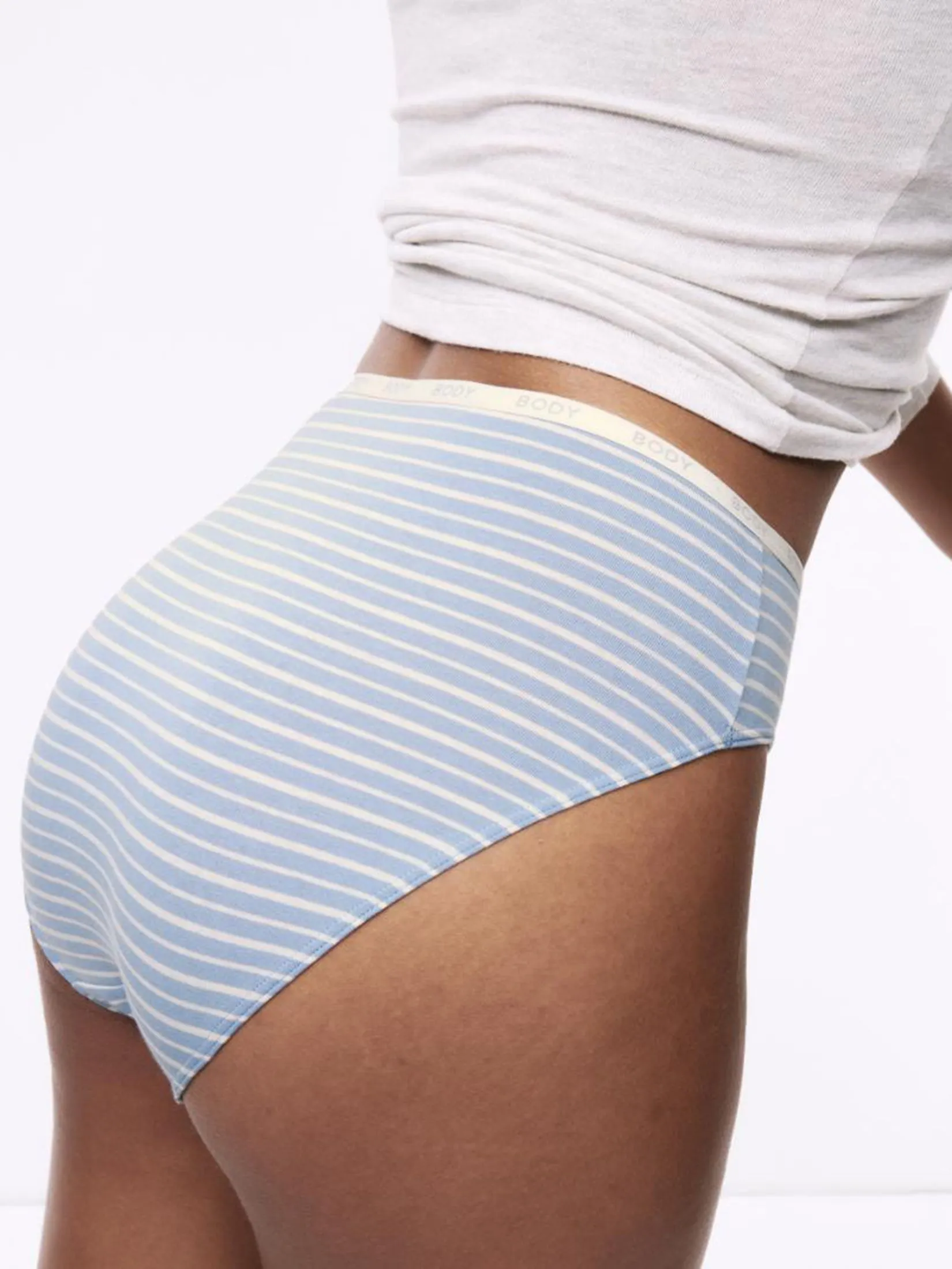 MARKS & SPENCER Women Knickers High Waisted High Leg Cotton Rich 4 Pk Multi-Color