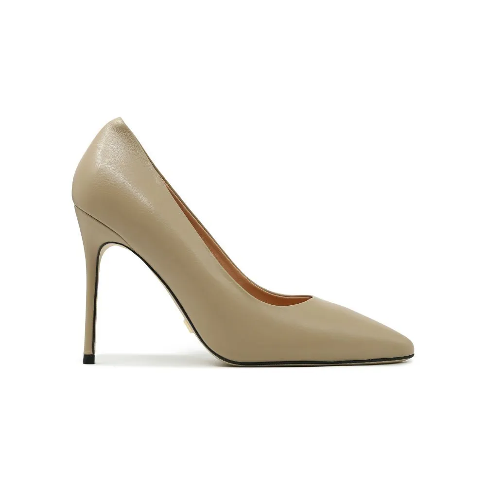 SHU CELEB HEELS 4" IN MILAN SWSC0801-BE12-MATTE NUDE