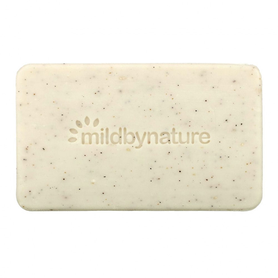 Mild By Nature, отшелушивающее мыло, с маслами марулы, таману и ши, без запаха, 141 г (5 унций)
