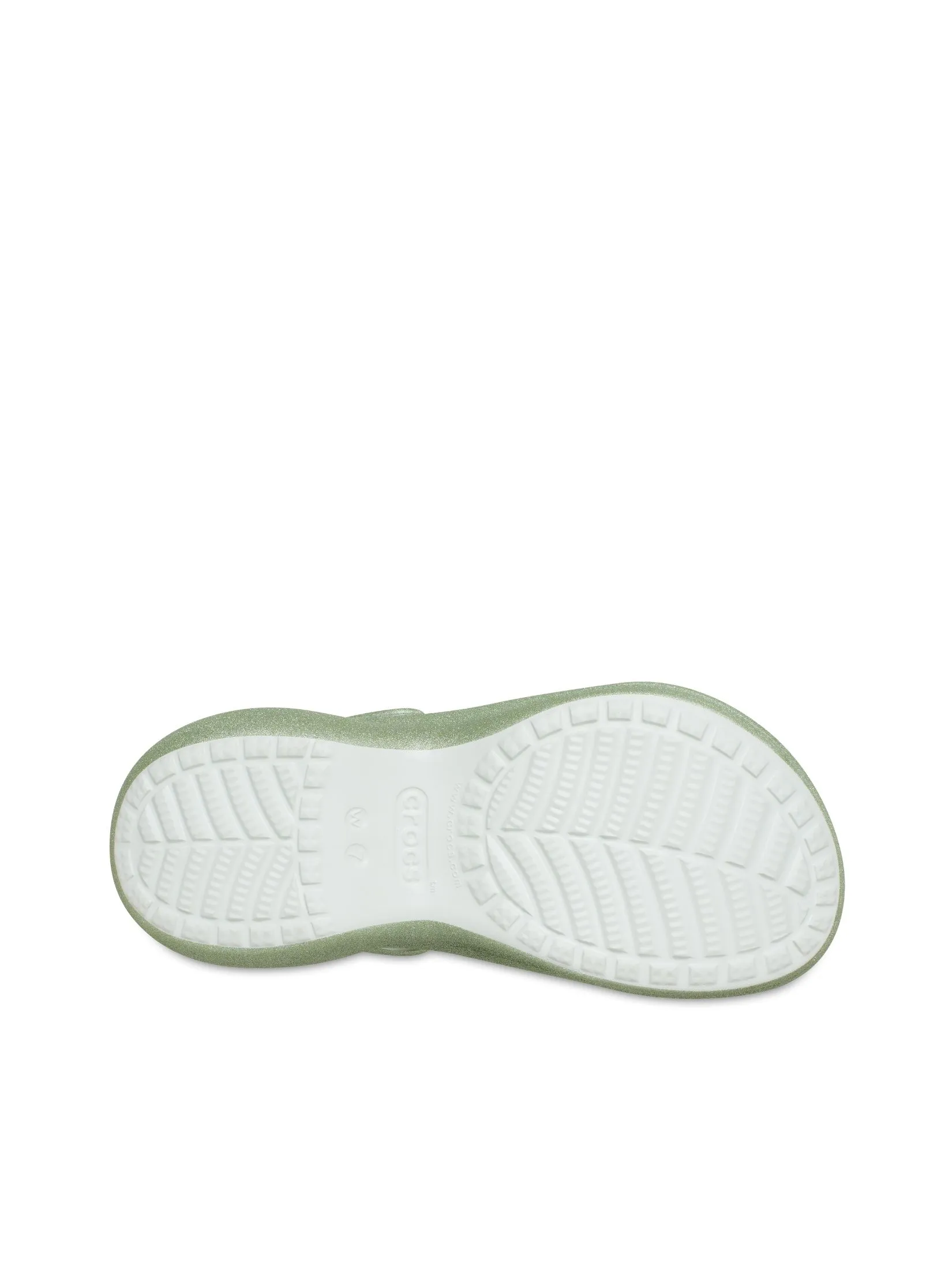 CROCS WOMEN'S BAE GLITTER CLOG - MINT TINT