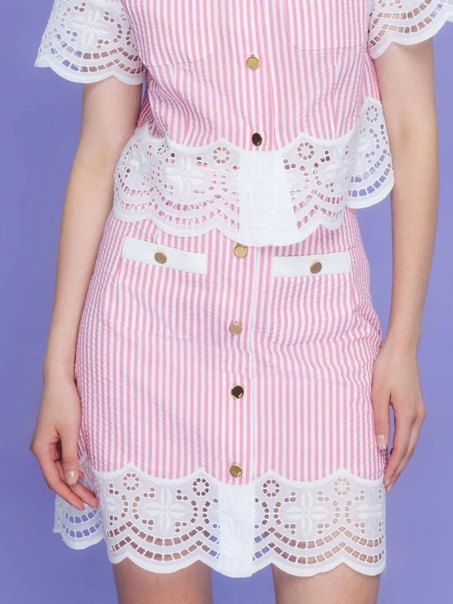 ASV (AW23) Maisie Women Mini Skirt Pink