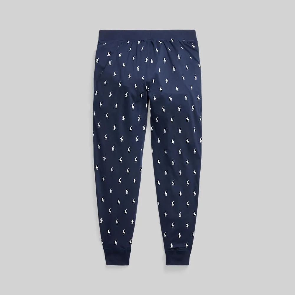 POLO RALPH LAUREN Underwear JOGGER-Allover Pony Cotton Jersey Sleep Jogger MAPOSLP0N320150 410 NAVY-410
