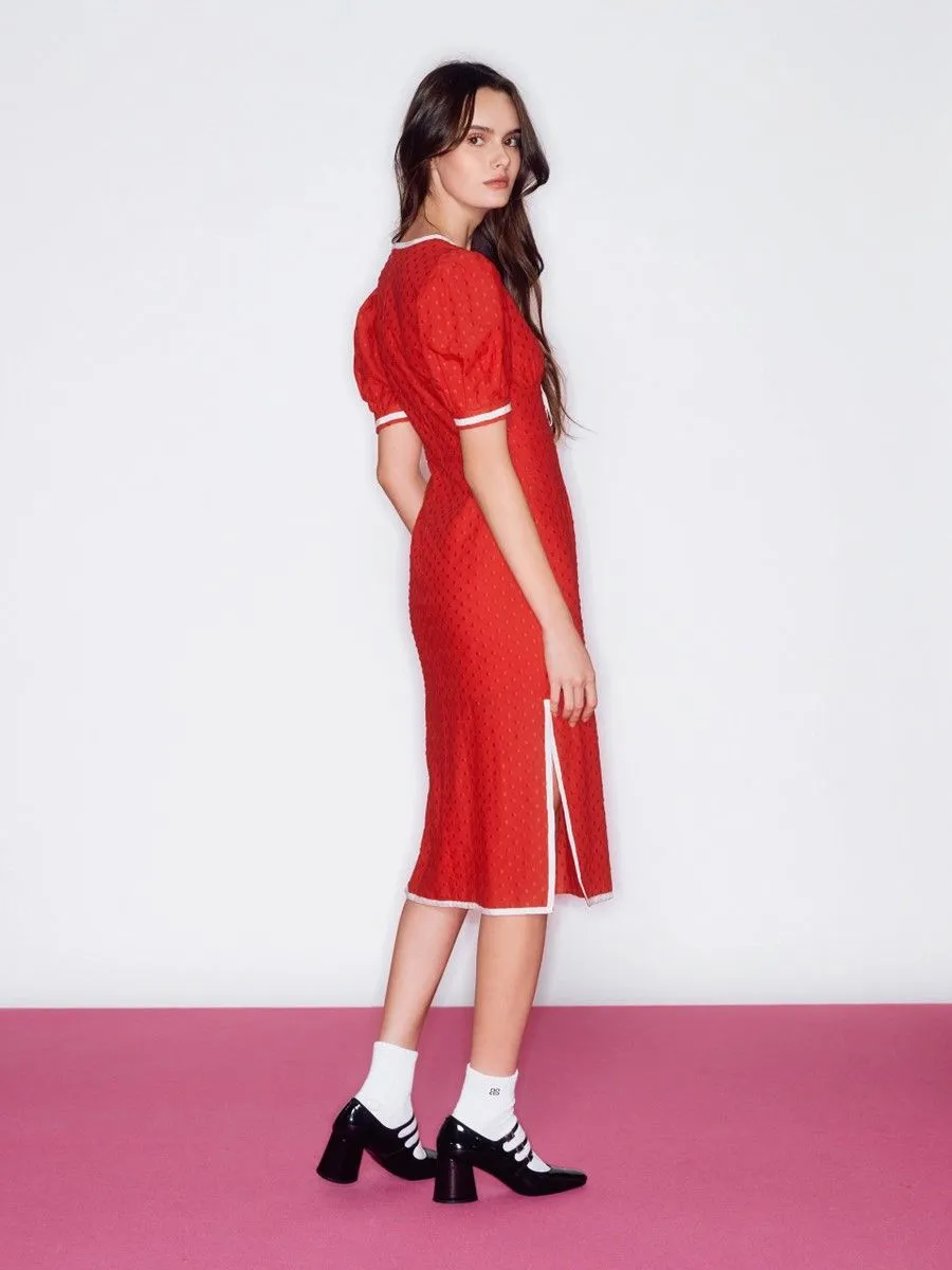 ASV (RS24) Merely Pencil Dress Red