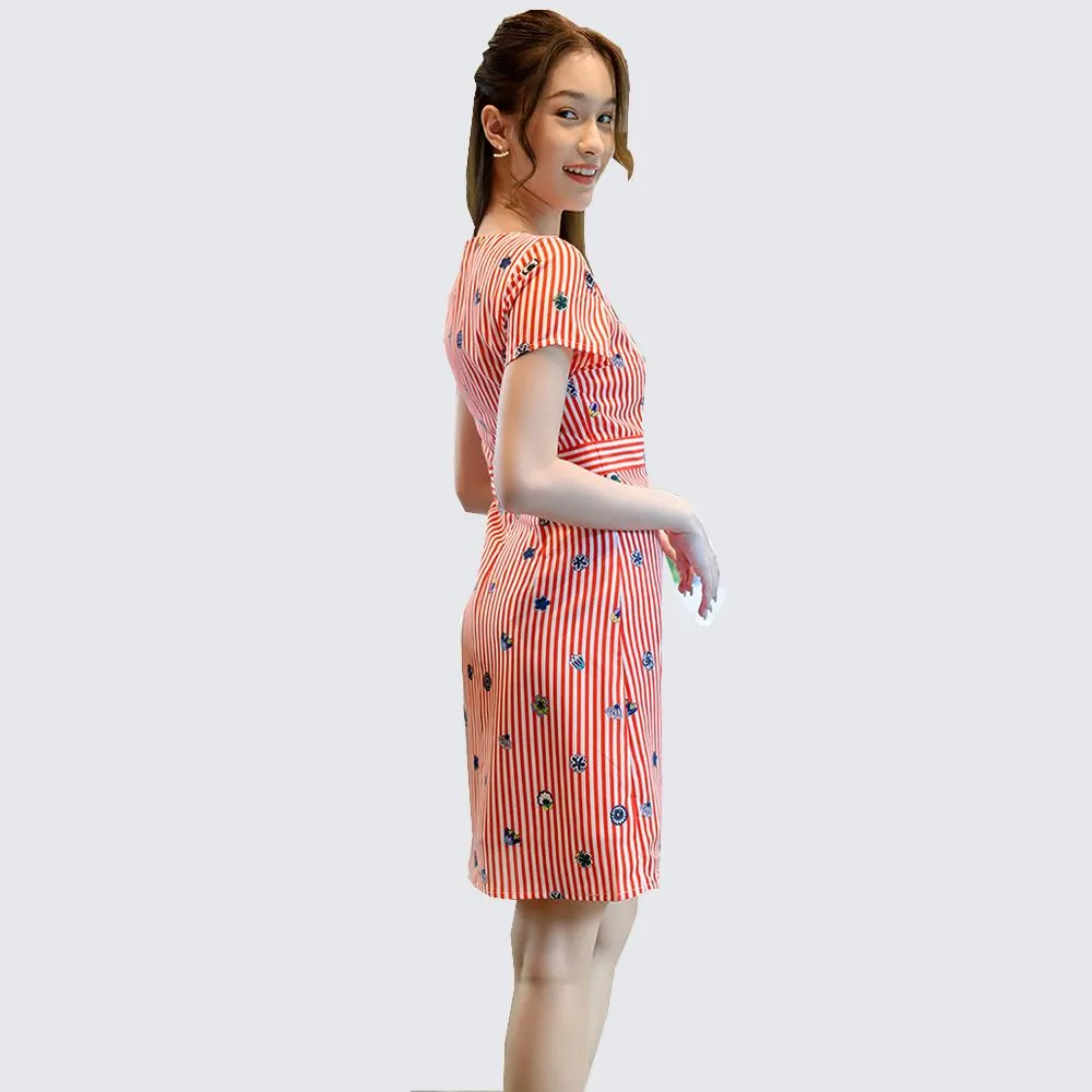 AMILA Red Dress AM-D999 IGPU22-5