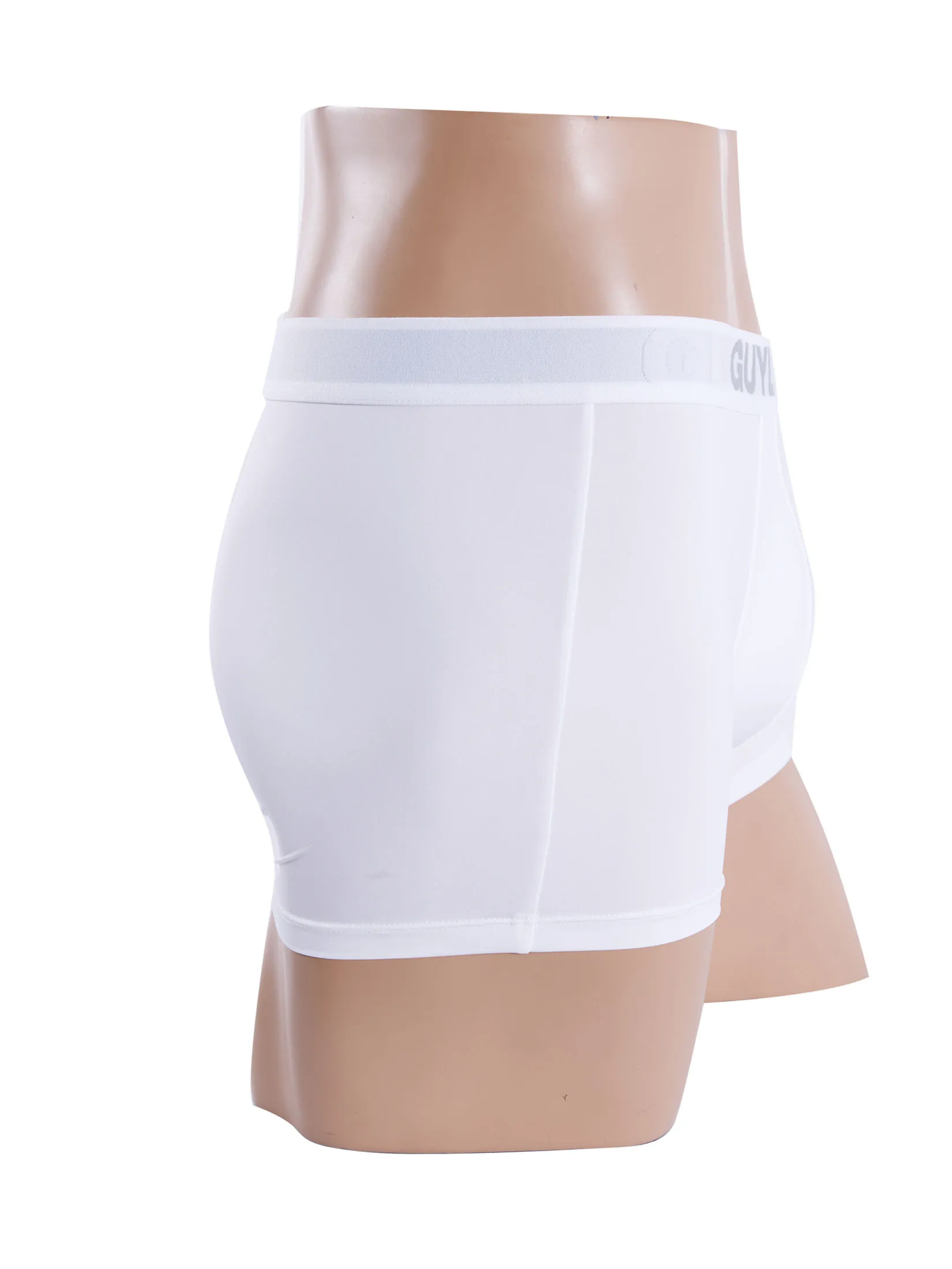 GUY LAROCHE INNERWEAR Men’s Underwear Cool Active Trunk – 1-Pack, White (JUU5949S5WH)