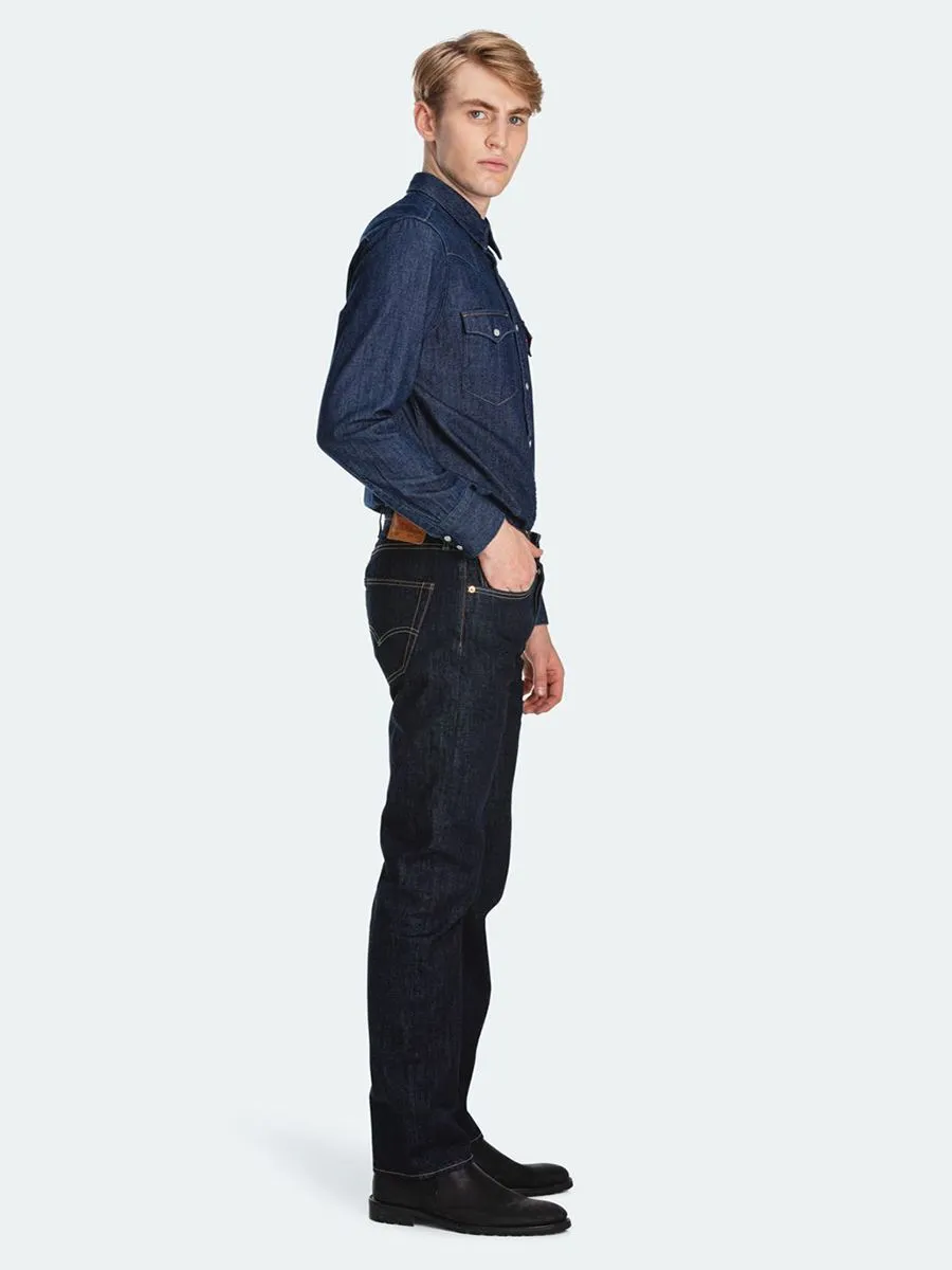LEVI'S 501 Levi'S Original Crispy Rinse Jeans 005011484 Dark Navy