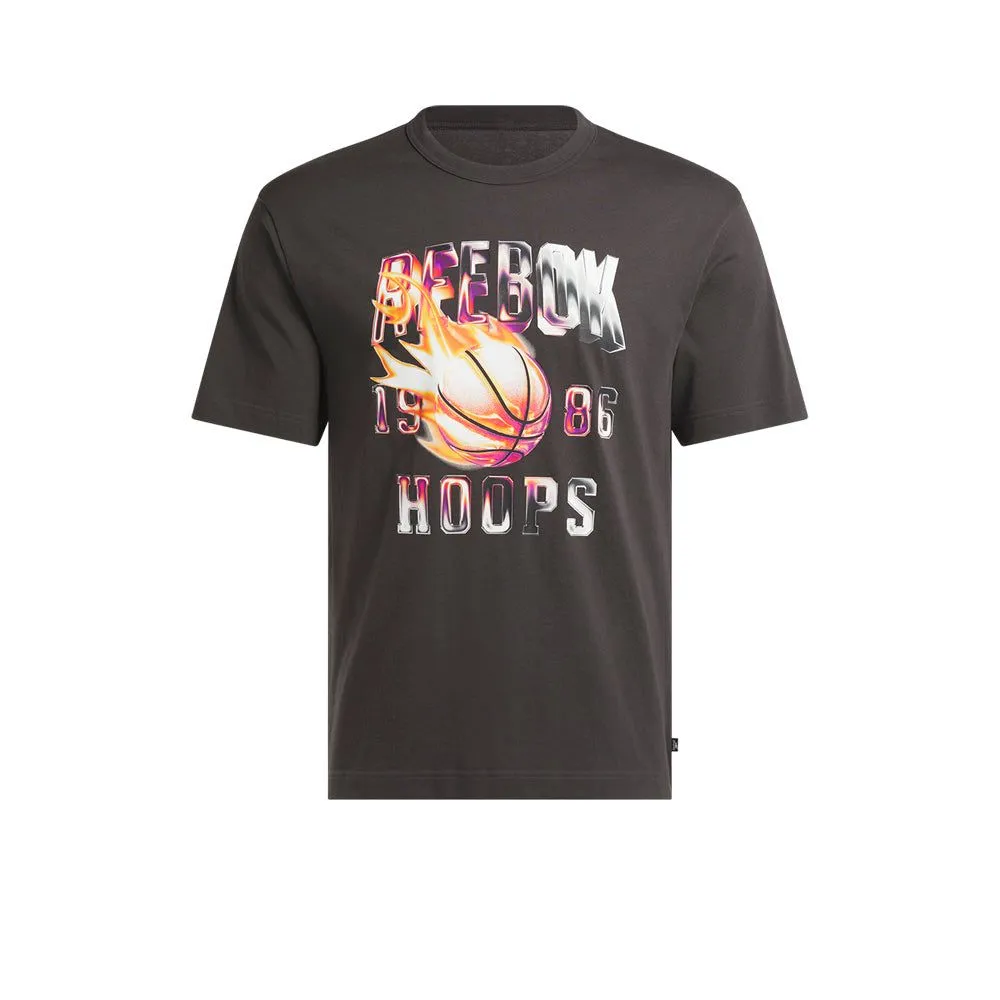 REEBOK Men T-Shirt Basketball On Fire Black - RE099AP155EHTH