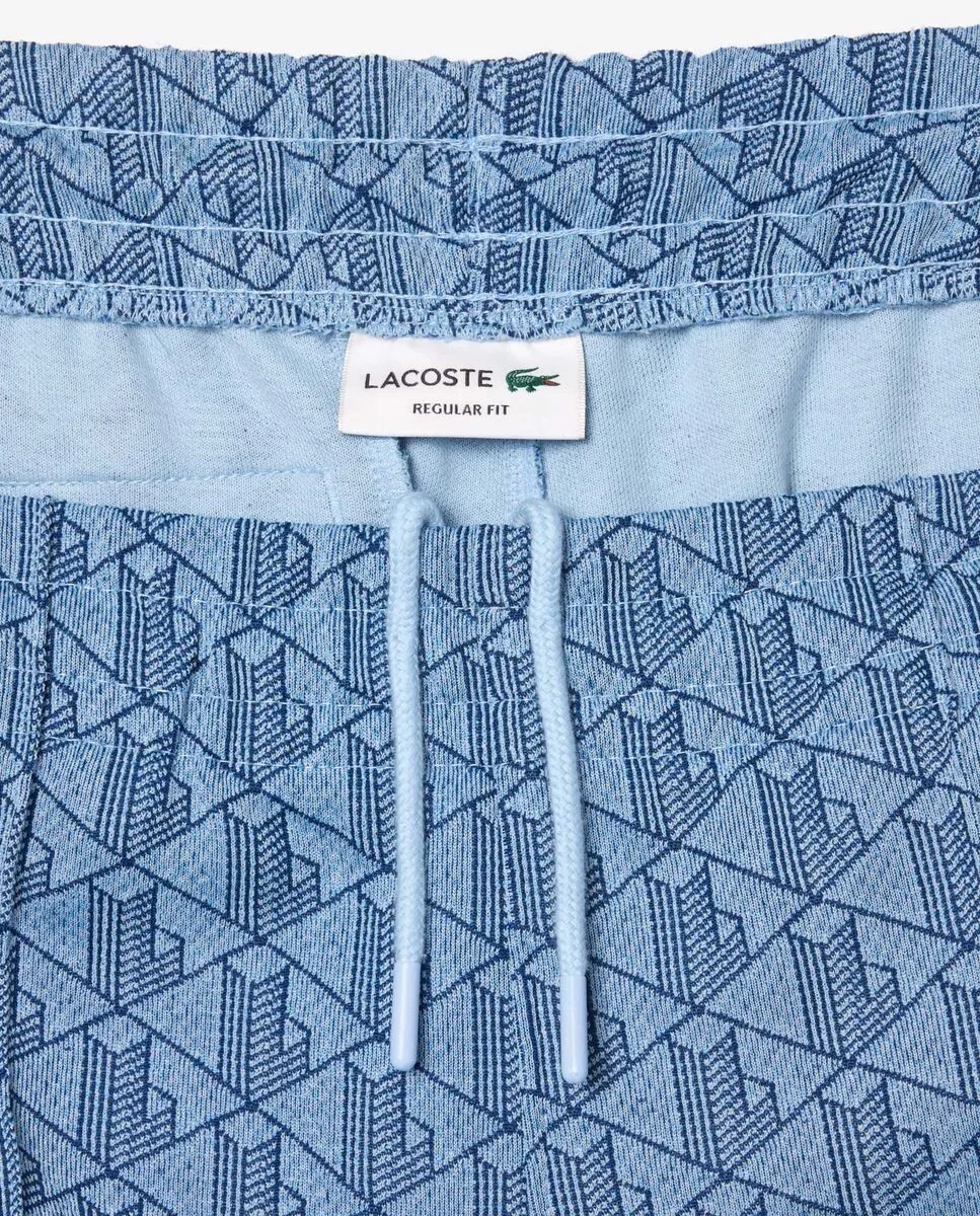 LACOSTE Paris Monogram Sweatpants Blue
