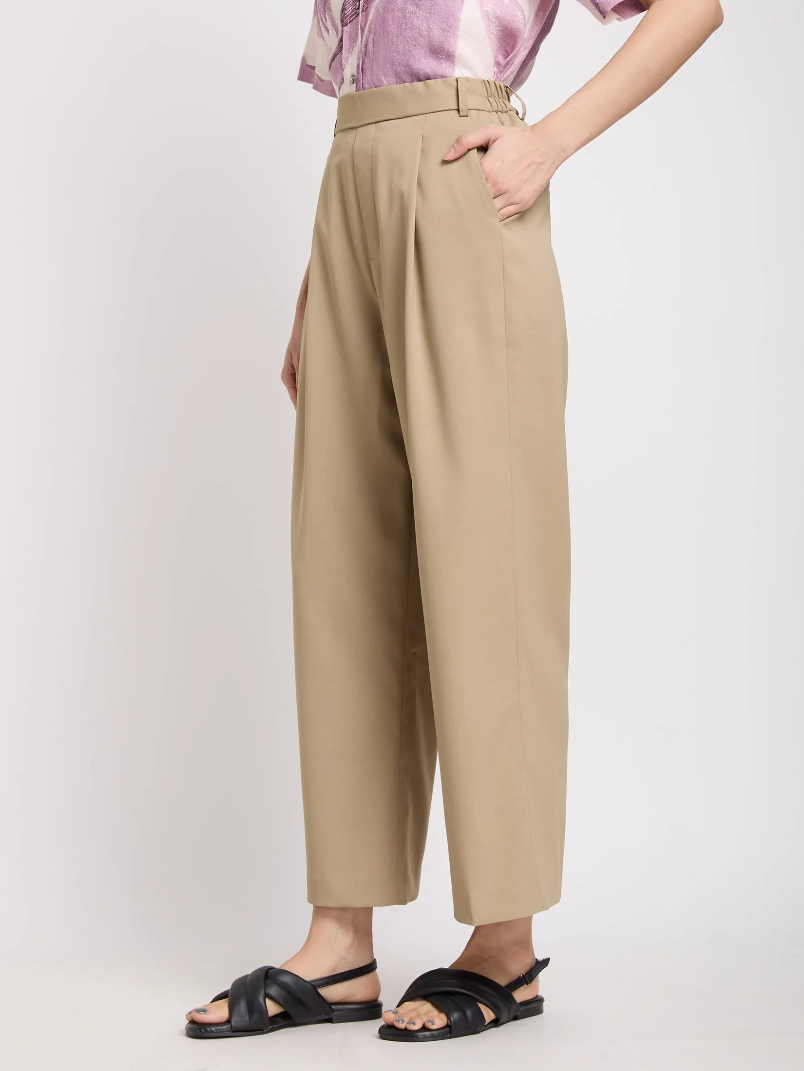 SIMPLICITY Women Pants Plain Tone