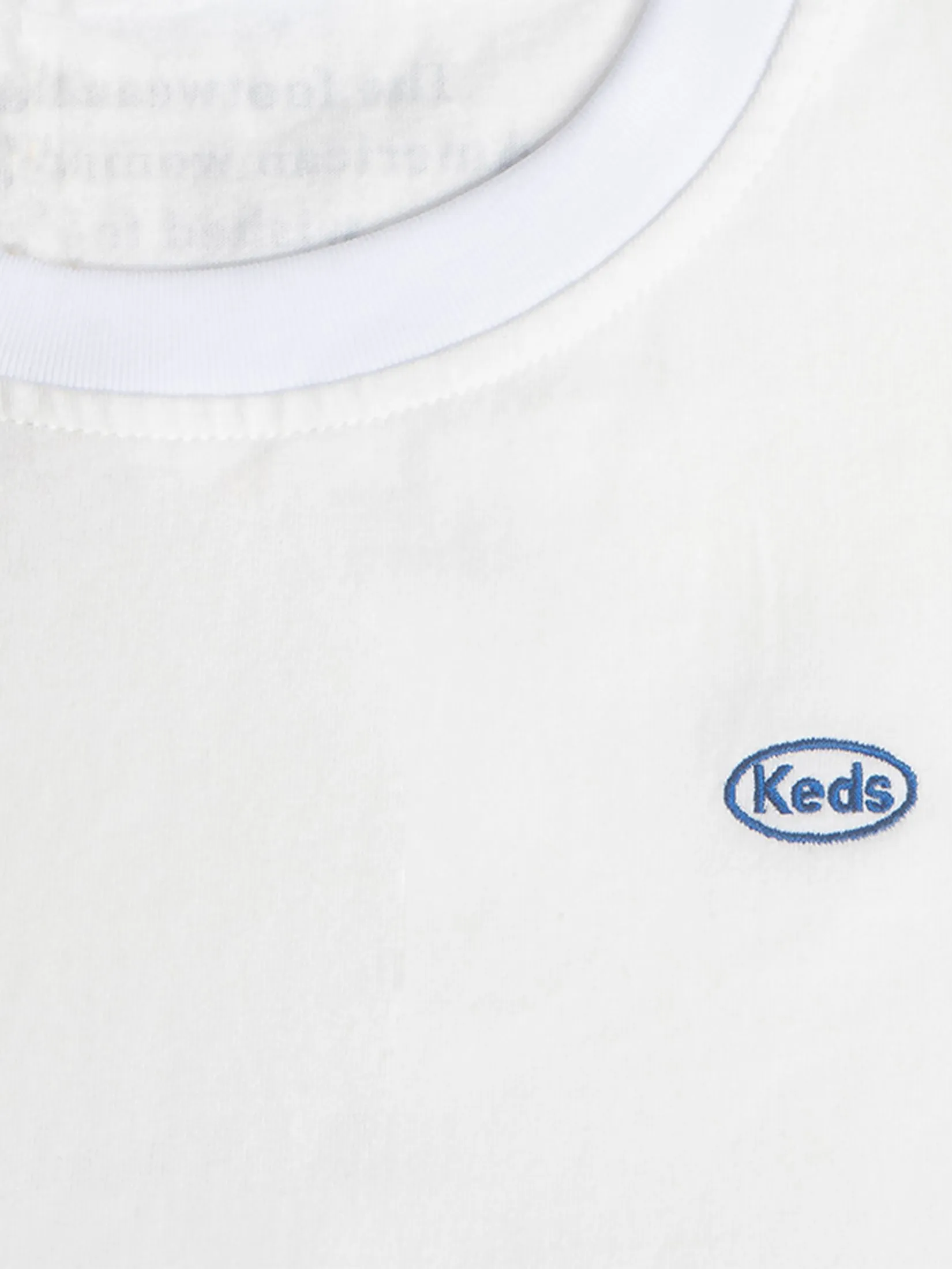 KEDS Women Keds Loose T-Shirt White
