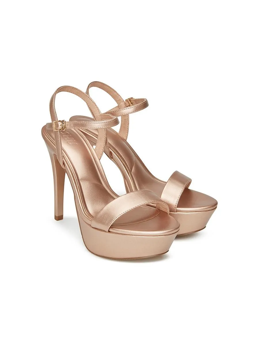 SHU RISING STAR 4.5" ORIGINAL WITH STRAPS - ROSE GOLD