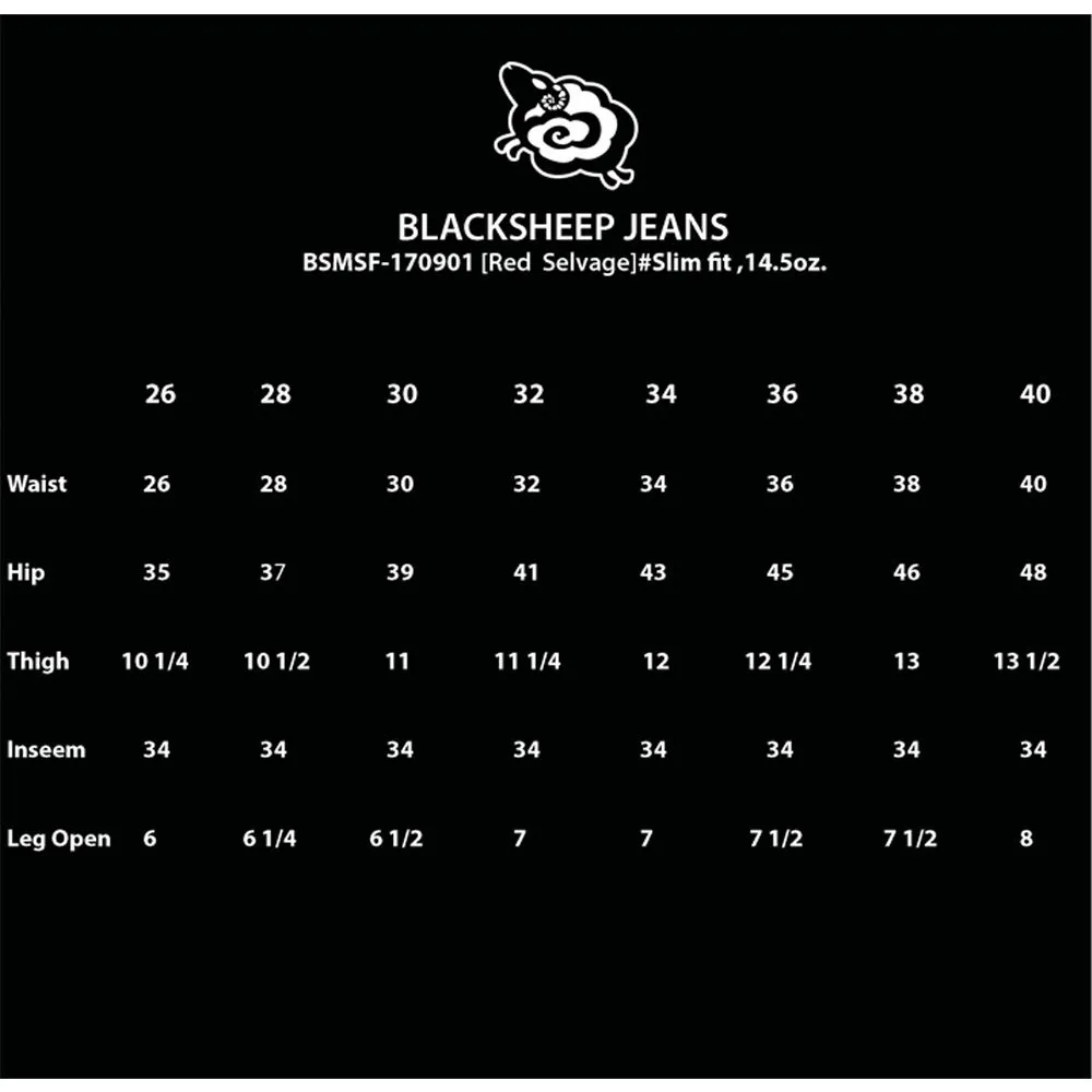 BLACK SHEEP JEANS Dark Indigo Blacksheep Jeans BSMSF-170901-26