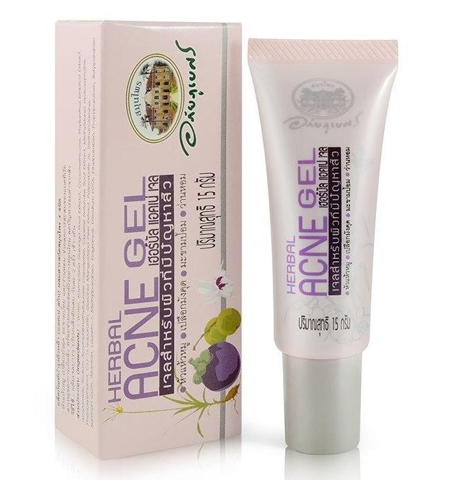 Точечный крем от акне с мангустином Abhai 15 гр