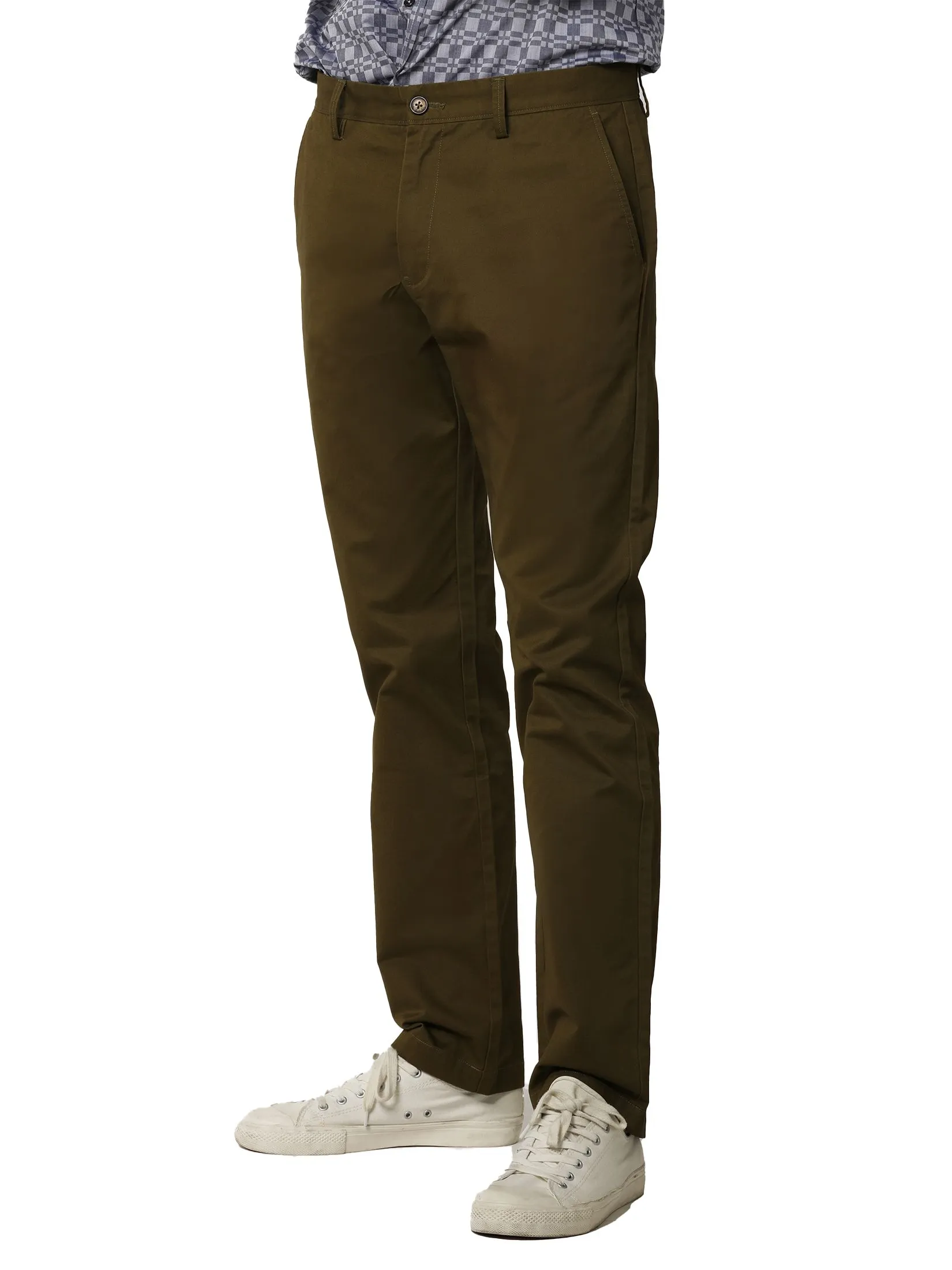 JOHN HENRY Men's Pants (Regular Fit) MERRIMENT Olive