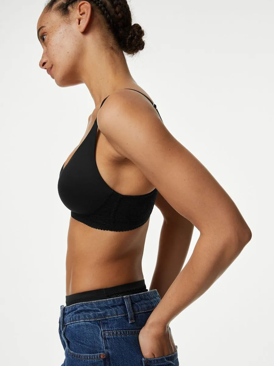 MARKS & SPENCER Women Bra Plunge Non Wired Body Soft T333094Y0
