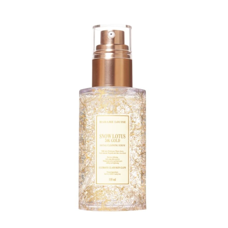 Madame Louise Snow Lotus 24K Gold Facial Cleansing Serum 110 ml.