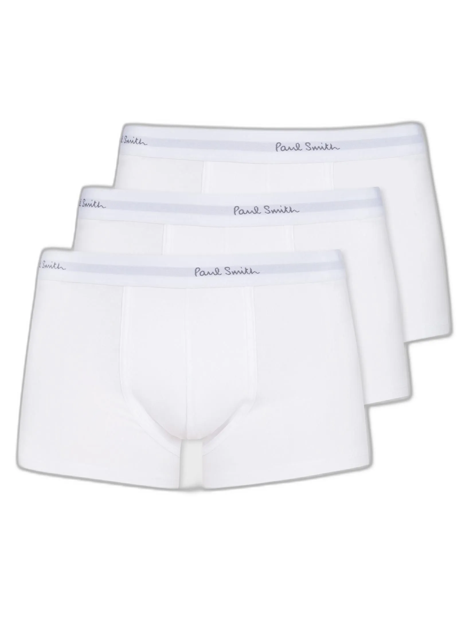 PAUL SMITH Underwear Mens M1A-914-M3PK-01 Men Trunk 3 Pack Plain White