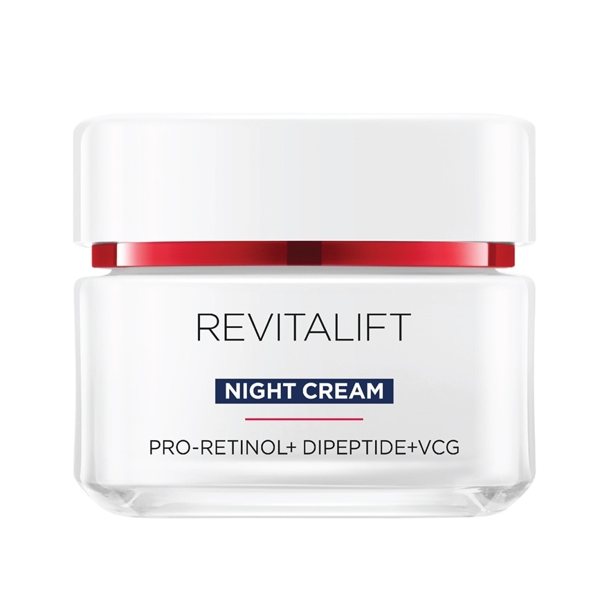 L'Oreal Paris Revitalift Advanced Anti-Wrinkle Firming Night Cream 50 Ml. - White