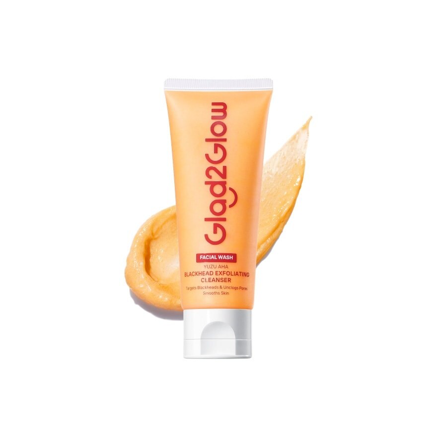Glad2Glow Cleanser Yuzu AHA Blackhead Exfoliating 70 Ml.