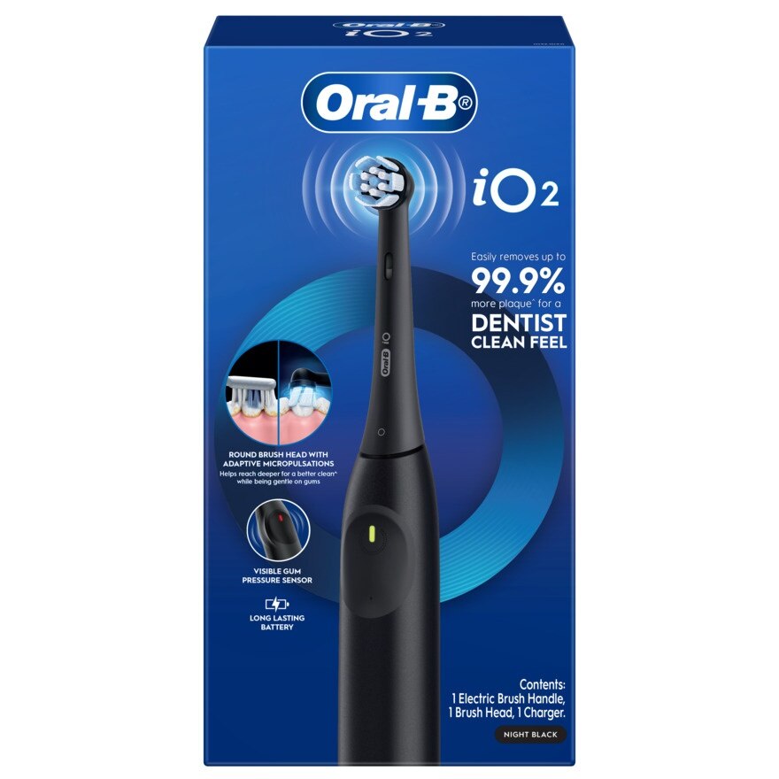 Oral-B Electric Toothbrush iO Series 2 Night Black 1'S - Black