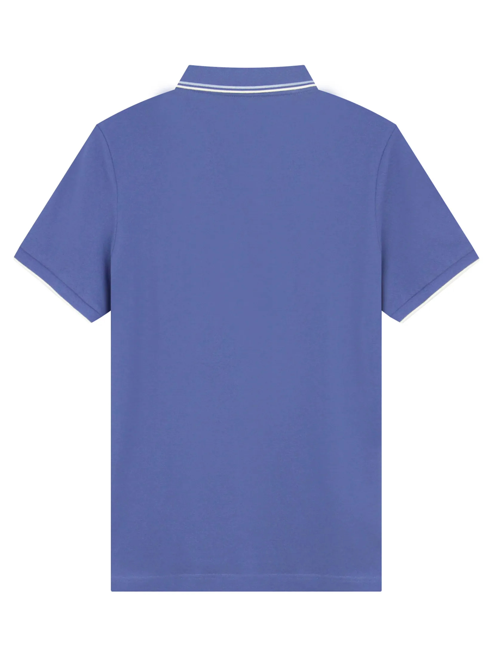 GIORDANO Men's Slim Cotton Lycra Polo Gray Blue purple