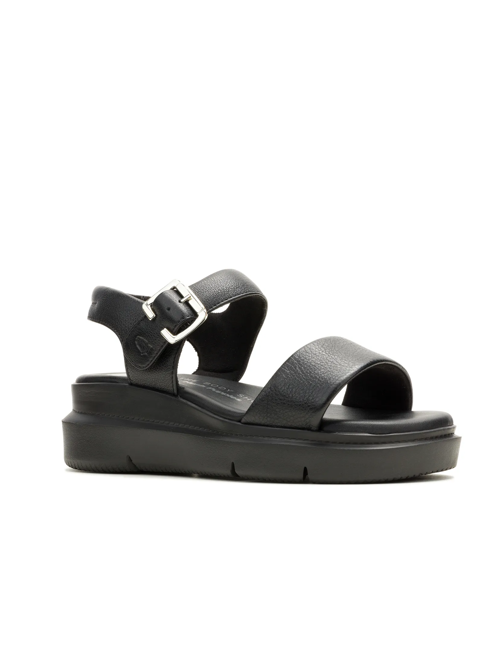 HUSH PUPPIES Women s Shoes Sandals Slingback  - BLACK